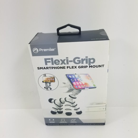 Zebra Premier Accessory Group Multi-Flex Smartphone Grip Mount- Black NEW SEALED - Picture 8 of 11